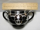 Two Handle Sugar Bowl with Sterling Silver Overlay — photo 3