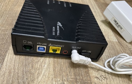 WESTELL DSL MODEM WITH POWER SUPPLY ~ MODEL #: E90-610014-06 Rev: E Wind River - Picture 2 of 8