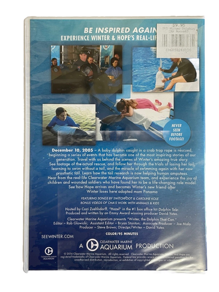 Clearwater Marine Aquarium 'Winter The Dolphin That Can' DVD Movie