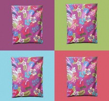 Designer Polymailer Tropical Floral Flowers poly mailers 10x13