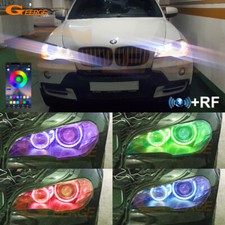 For Bmw X5 X6 E70 E71 E72 Multi Color Rgb Led Angel Eyes Kit Bluetooth App