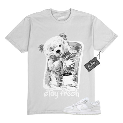 Dunk Photon Dust White Light Grey Low T Shirt to Match STAY