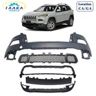 Front Bumper Cover Lower Grille Assembly Set Fits For 2014-2018 Jeep Cherokee (For: Jeep Cherokee)