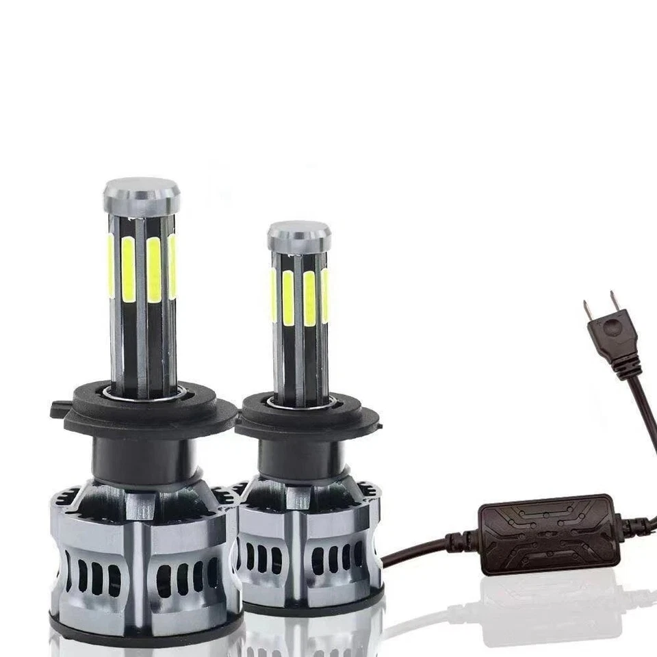 Paire D'Ampoules LED H7 Canbus 360° 300W, 8 Côtés Haute Puissance, 6000K IP67 - Bild 3 von 4