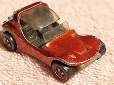 INTOXICATING DARK RED HOT WHEELS RED LINE, SAND CRAB 1969 BLUE MADE IN THE USA