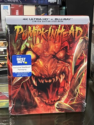 Pumpkinhead (4K ULTRA HD + BLU-RAY) 20th Anniversary Edition Steelbook! NEW!