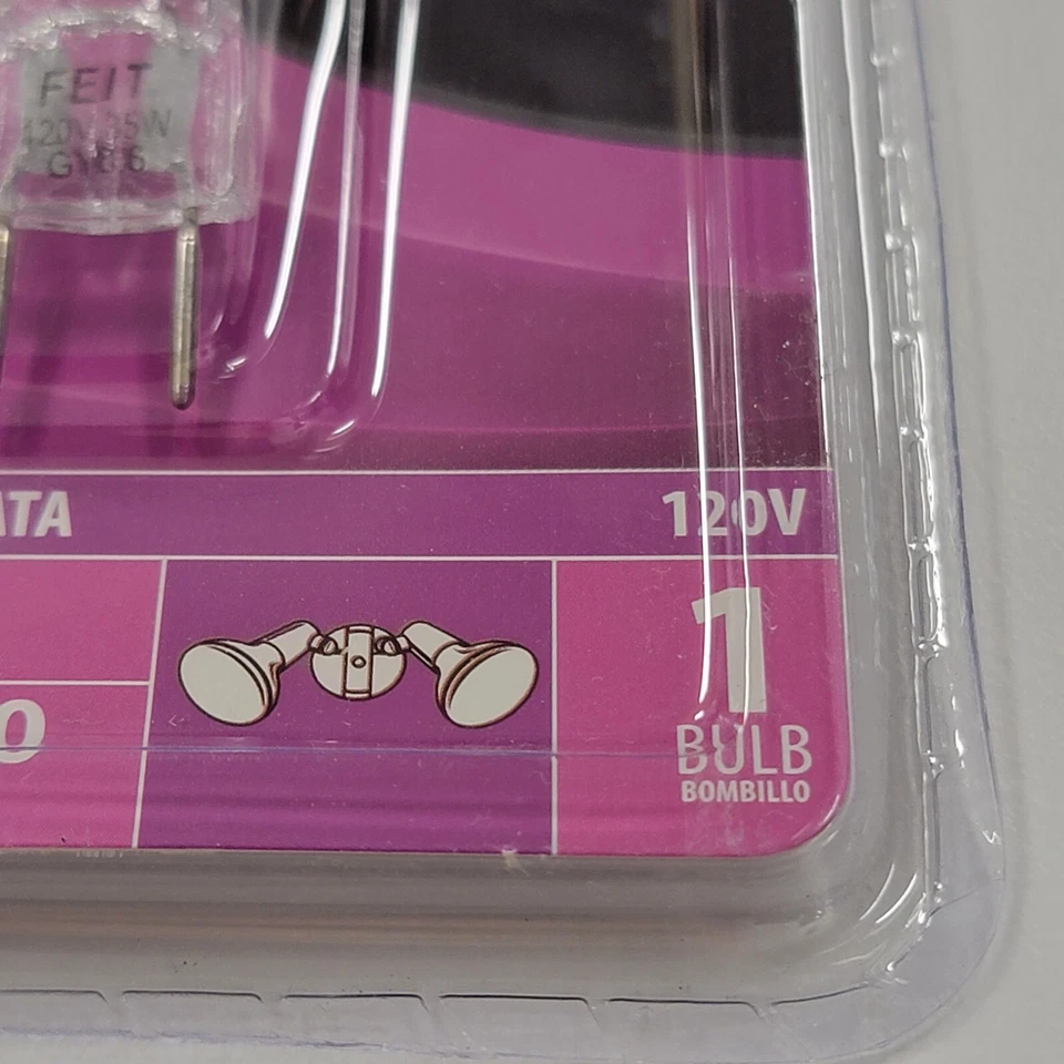 Feit 35 Watt Lightning Data Clear Bulb Dimmable BPQ35 GY8.6 Base 120V - Image 4 of 4