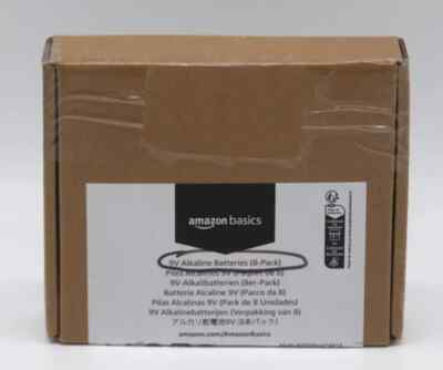 8 Stück 9V Alkaline Batterien für Zuverlässige Leistung - Amazon Basics