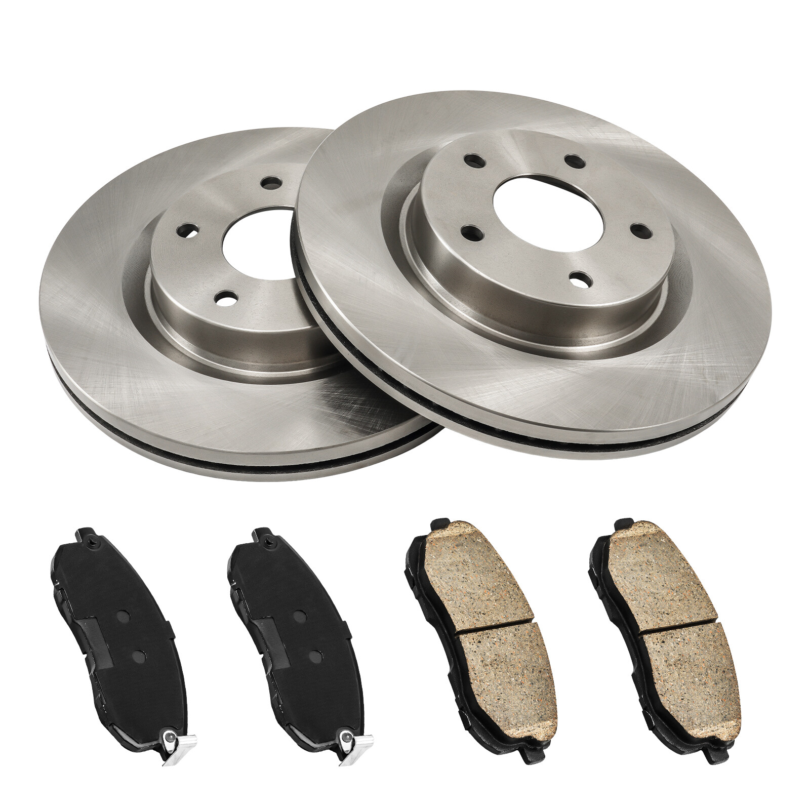 Front Disc Rotors & Brake Pads Kit FITS 07-09 Nissan Altim Hybrid Sedan 4-Door