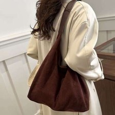 Large Women Handbag Shoulder Bags Suede Tote Purse Travel Messenger Hobo Bag