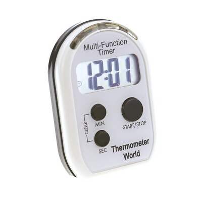 Visual Kitchen Timer Countdown Blitz Vibration Hörbar Backen Kochen IN-091