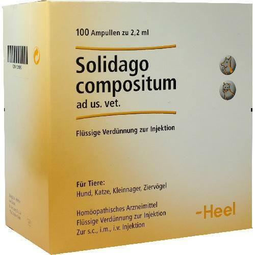 SOLIDAGO COMPOSITUM ad us.vet.Ampullen 100 St PZN 1224090