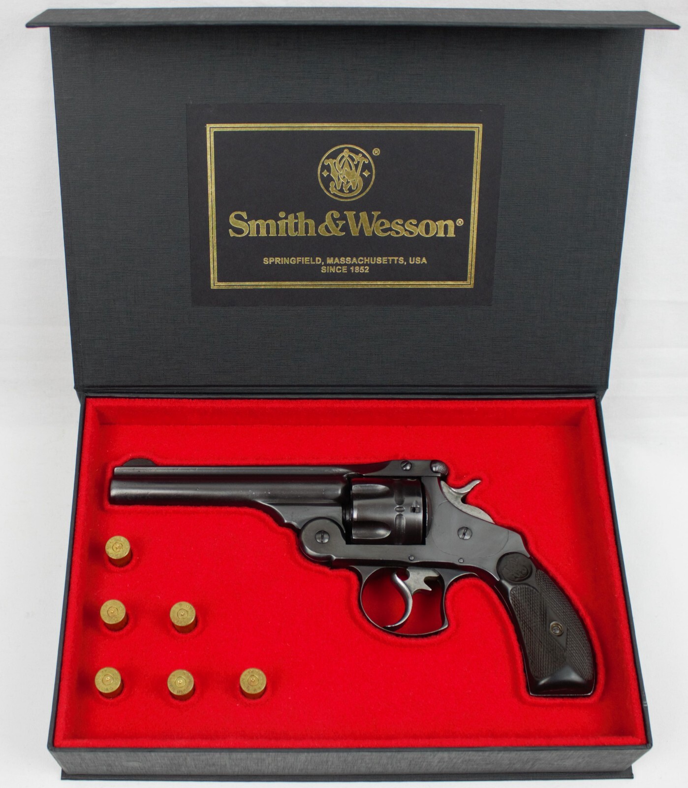 REVOLVER PRESENTATION CUSTOM DISPLAY CASE for SMITH WESSON DA