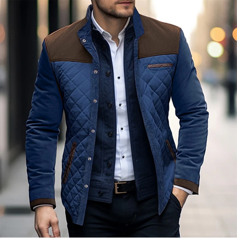 Men's Winter Coat Jacket Outdoor Casual Sports Winter Color Block Puffer Jacket
Opens in a new windo