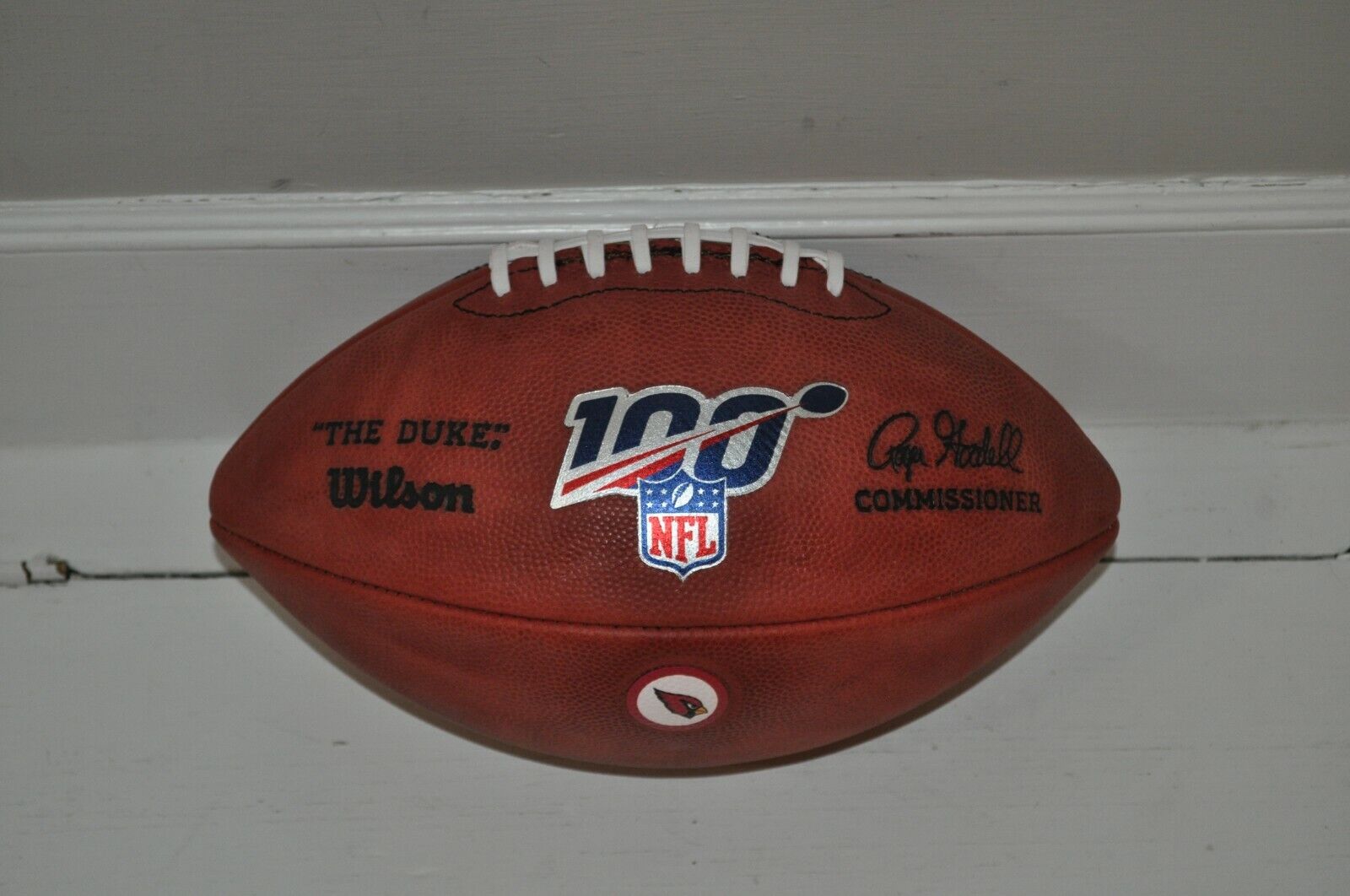 Wilson Official NFL Authentic price 100 Football Deluxe Duke Season Logo The