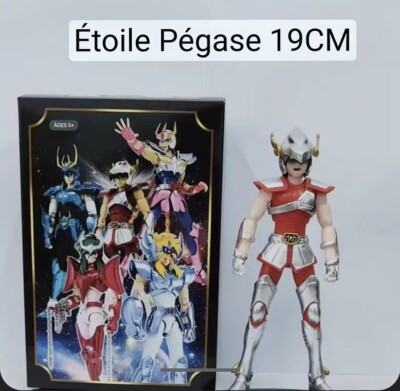 Lot Saint Seiya - 5 Toiles + Posters + Figurine Chevaliers Du Zodiaque