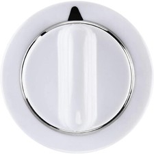 WE01X20374 Dryer Timer Control Knob White for GE With Metal Cone
