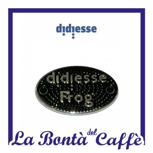 Targhetta Ovale Logo - Ricambi per macchina da caffè Originali didiesse frog