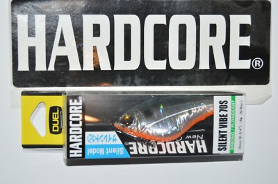 duel yo zuri hardcore silent vibe 70s 2 3/4'' 5/8oz r1191-gt green silver