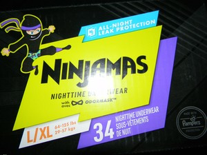 pampers ninjamas