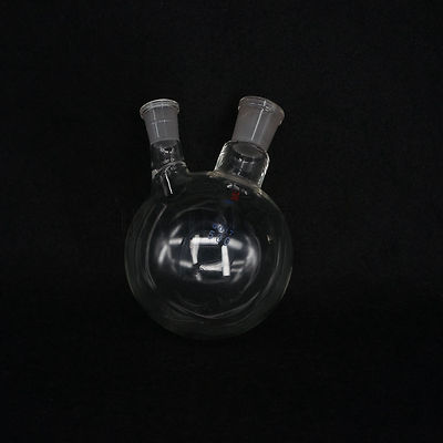 500ml 24/19# Central/Branch Joint 2-neck Round Bottom Lab Glass Boiling Flask