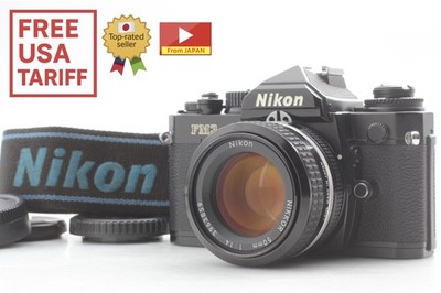 Tested [ MINT / Late ] Nikon FM3A Black 35mm Film Camera Ai 50mm f1.4 Lens JAPAN
