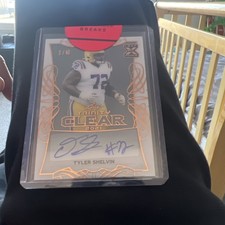 2021 Leaf Trinity Clear Auto 3/40 Tyler Shelvin #CA-TS2 Auto 0ho3