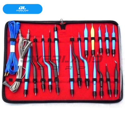 Bipolar Bayonet Forceps Electro surgical Instruments Set New