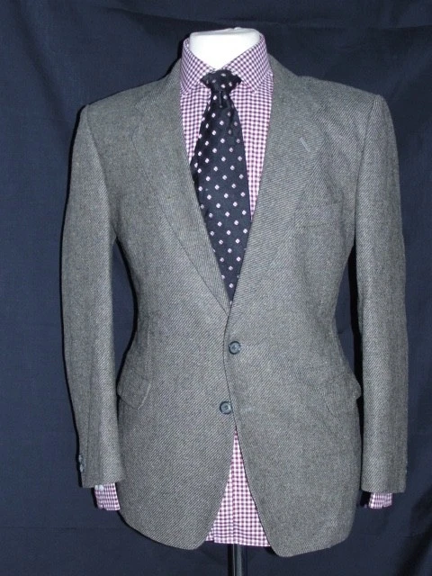 LUXURY MENS ST MICHAEL BRTISH MADE TWEED FARM HUNTING JACKET /BLAZER