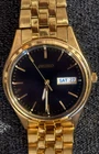 Vintage Seiko Gold Tone Day-Date Quartz Watch – Model 753422
