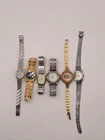 Lot of Vintage Ladies Watches 1970s - 2000 - Parts or Repair - Needs New Battery