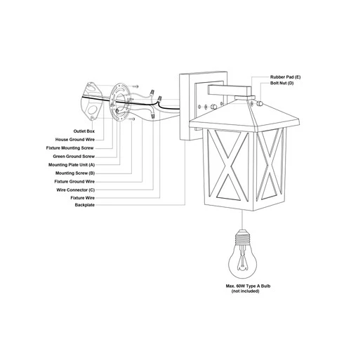 Vaxcel Lighting T0744 Rockford 9" Tall Outdoor Wall Sconce - Black - Picture 2 of 11