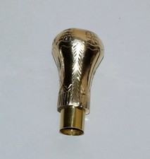 HANDLE Only Designer Vintage Style Brass Head Handle FOR Cane Walking Stick gift