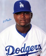 Starling Heredia Los Angeles Dodgers Signed 8x10 Photo PSA