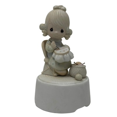 Precious Moments ''Mother Sew Dear'' Music Box