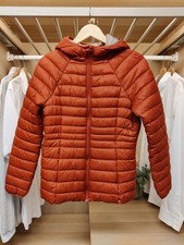 JOULES COAT UK 10 BRAMLEY HEN RED SHOWER PROOF PACKABLE ZIP HOOD PUFFER JACKET