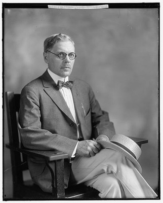 Photo:Ernest J Berg Professor Portrait Bow Tie Glasses