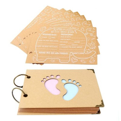 40 Sheets Baby Shower Advice Prediction Cards for Reveal Games Guest Book Alt