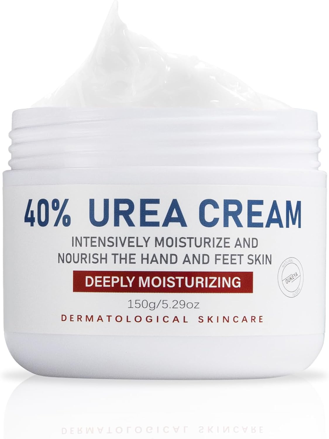 OUKEYA Urea Cream 40 Percent, Urea Foot & Hand Cream for Cracked Heels and Dry S