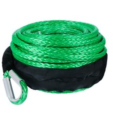 Wrough 38 Synthetic Winch Rope 95 Ft 26500lb Uhmwpe Heavy-duty Winch Cable Wrough 38 Synthetic Winch Rope 95 Ft 26500lb Uhmwpe Heavy-duty Winch Cable
