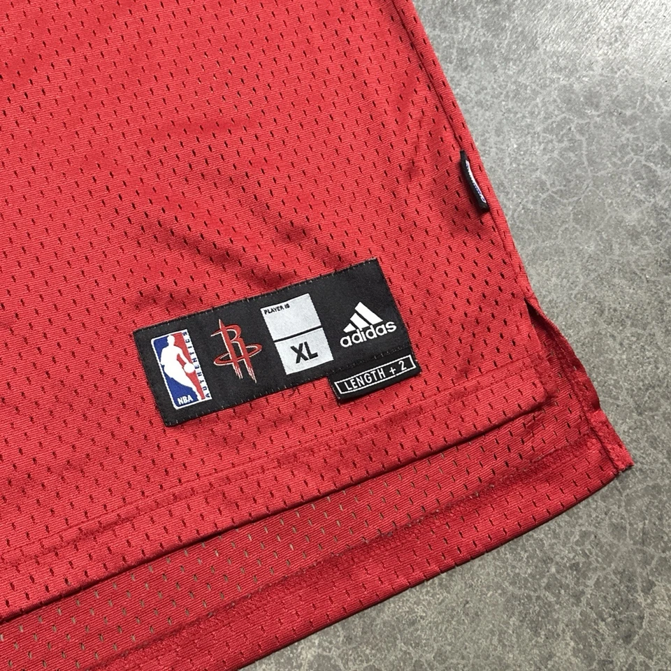 Camiseta Tracy McGrady Para Hombre XL Houston Rockets #1 Baloncesto Roja Adidas NBA Foto 2 de 4