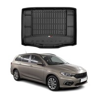 Omac Gummi Kofferraumwanne FüR Fiat Tipo Kombi 2015-2026 Laderaumwanne Schwarz