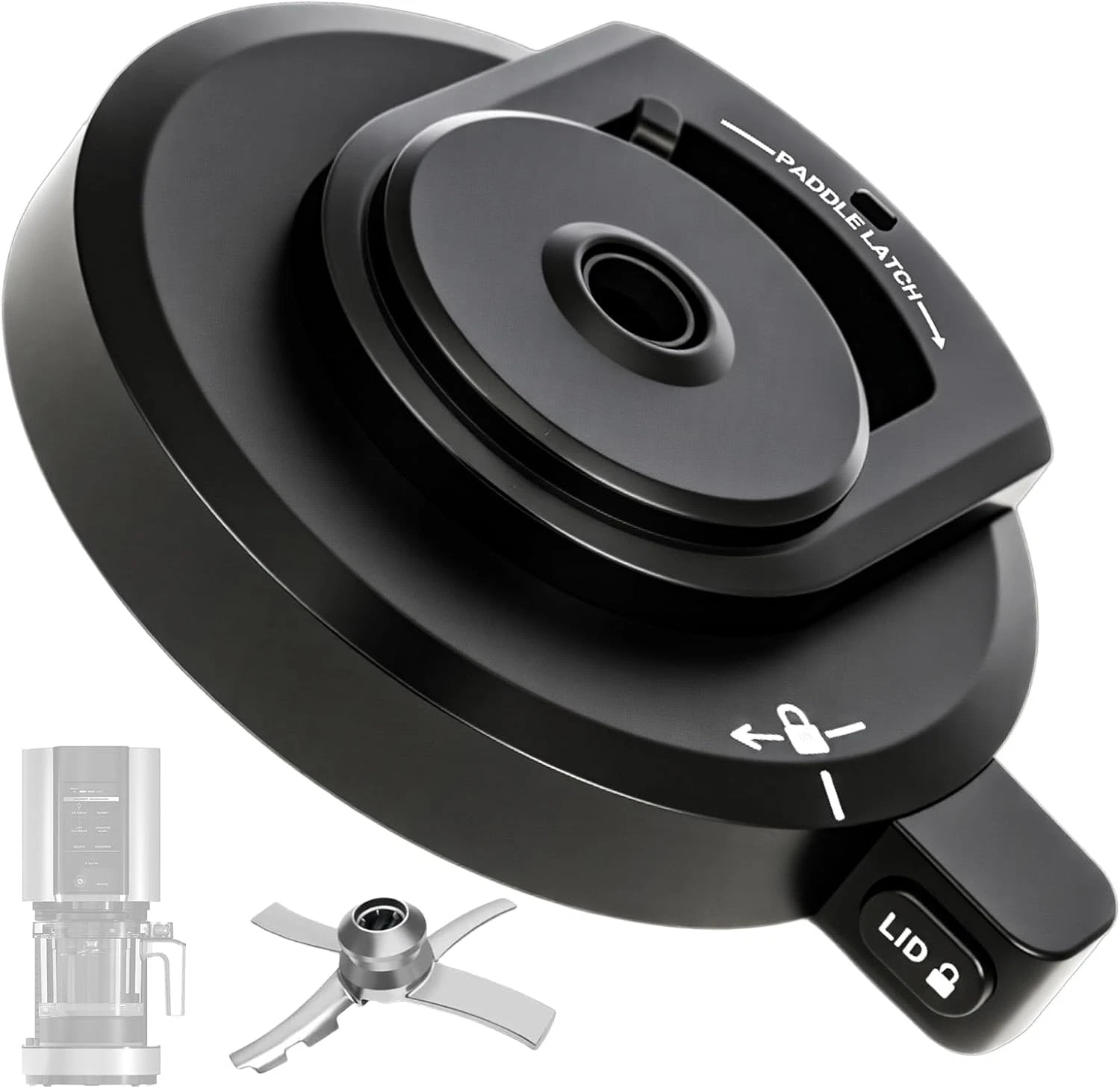 NC301 Creami Lid Replacement Parts,Outer Bowl Lid Compatible with Ninja