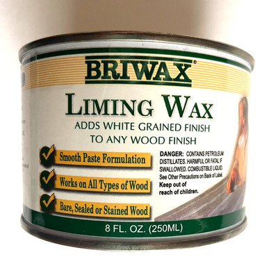 Classic Liming Wax – White Wash / Pickling Finish For Wood, 250 ML Tin (Similar To Briwax)