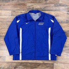 Chaqueta cortavientos IPFW Nike para hombre azul medio cross country vintage años 90