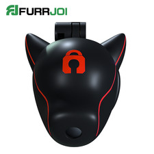 Furrjoi IDo Drone Chastity Cage Penis Lock Ring Red Color L Size