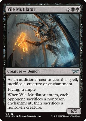 1x Vile Mutilator - Duskmourn: House of Horror - NM  -  MTG