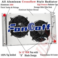 162 3row Radiatorshroudfan Fit G-body 1970-81 Chevy Camaro 78-87 Monte Carlo