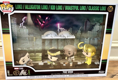 Funko Pop! Moment Deluxe Marvel Loki The Void #06 Vinyl w/ Alligator Loki