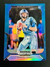 2019 Panini Prizm Draft Blue Prizm #116 Daniel Jones RC Duke Colts